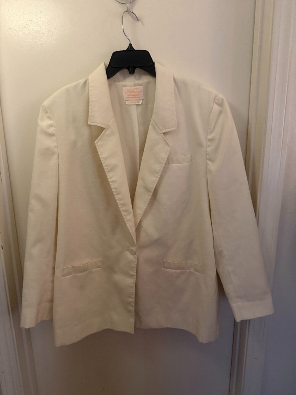 Country Sophisticates Off-White Blazer W 18
